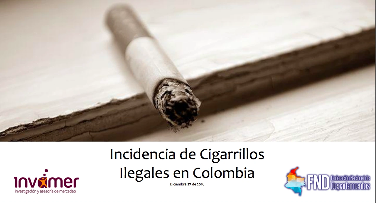 Incidencia de Cigarrillos Ilegales en Colombia (2016) image